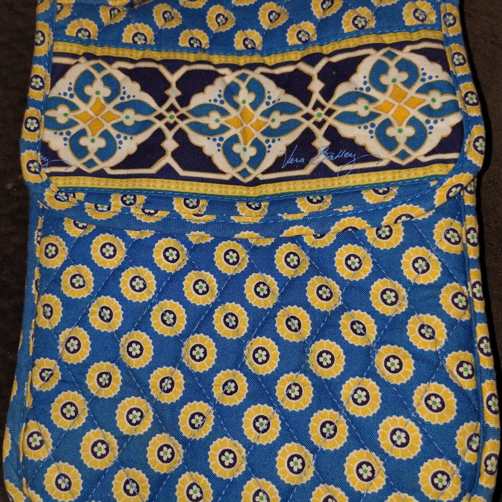 Vera Bradley Blue and Yellow Floral Bag